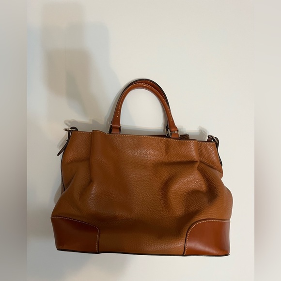 Dooney & Bourke Pebble Grain Brenna in Caramel - Picture 2 of 14